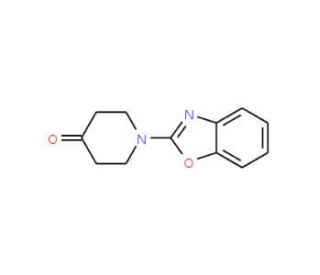 1-(1,3-Benzoxazol-2-yl)piperidin-4-one (CAS 1035840-42-6) - chemical structure image