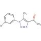 1-[1-(3-bromophenyl)-5-methyl-1H-1,2,3-triazol-4-yl]ethan-1-one - chemical structure image