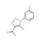 1-[1-(3-chlorophenyl)-5-methyl-1H-1,2,3-triazol-4-yl]ethan-1-one - chemical structure image