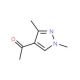 1-(1,3-dimethyl-1H-pyrazol-4-yl)ethanone (CAS 52773-23-6) - chemical structure image