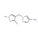 1-(1,3-Dimethyl-1H-pyrazol-4-ylmethyl)-1H-pyrazol-4-ylamine - chemical structure image