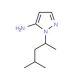 1-(1,3-dimethylbutyl)-1H-pyrazol-5-amine - chemical structure image