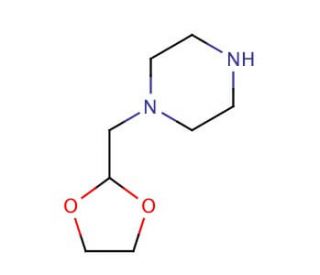 1-(1,3-Dioxolan-2-ylmethyl)piperazine (CAS 682802-92-2) - chemical structure image