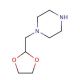 1-(1,3-Dioxolan-2-ylmethyl)piperazine (CAS 682802-92-2) - chemical structure image