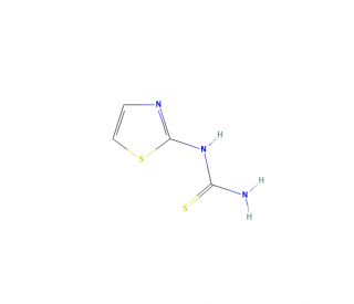 1-(1,3-Thiazol-2-yl)thiourea (CAS 19958-82-8) - chemical structure image