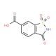 1,1,3-Trioxo-2,3-dihydro-1H-1lambda*6*-benzo[d]isothiazole-6-carboxylic acid (CAS 90779-46-7) - chemical structure image