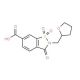 1,1,3-trioxo-2-(oxolan-2-ylmethyl)-2,3-dihydro-1λ{6},2-benzothiazole-6-carboxylic acid - chemical structure image