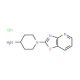 1-[1,3]Oxazolo[4,5-b]pyridin-2-ylpiperidin-4-amine hydrochloride - chemical structure image