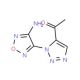 1-[1-(4-Amino-1,2,5-oxadiazol-3-yl)-1H-1,2,3-triazol-5-yl]ethanone - chemical structure image