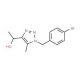 1-[1-(4-Bromobenzyl)-5-methyl-1H-1,2,3-triazol-4-yl]-1-ethanol - chemical structure image