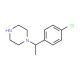 1-[1-(4-Chloro-phenyl)-ethyl]-piperazine (CAS 512776-10-2) - chemical structure image