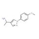 1-[1-(4-Methoxyphenyl)-1H-pyrazol-4-yl]ethanamine - chemical structure image