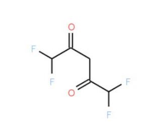 1,1,5,5-Tetrafluoropentane-2,4-dione (CAS 70086-62-3) - chemical structure image