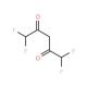1,1,5,5-Tetrafluoropentane-2,4-dione (CAS 70086-62-3) - chemical structure image