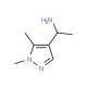 1-(1,5-dimethyl-1H-pyrazol-4-yl)ethanamine (CAS 936939-85-4) - chemical structure image