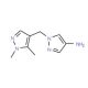 1-(1,5-Dimethyl-1H-pyrazol-4-ylmethyl)-1H-pyrazol-4-ylamine - chemical structure image