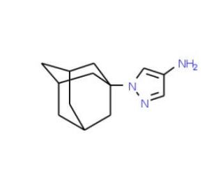 1-(1-Adamantyl)-1H-pyrazol-4-amine (CAS 1172870-54-0) - chemical structure image