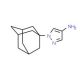 1-(1-Adamantyl)-1H-pyrazol-4-amine (CAS 1172870-54-0) - chemical structure image