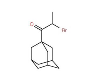 1-(1-adamantyl)-2-bromopropan-1-one (CAS 26525-24-6) - chemical structure image