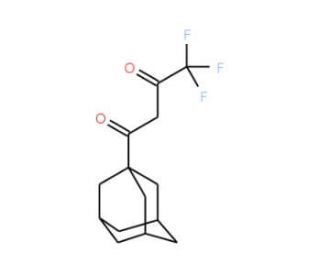 1-(1-adamantyl)-4,4,4-trifluorobutane-1,3-dione - chemical structure image