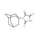 1-(1-adamantyl)imidazolidine-2,4,5-trione (CAS 37428-73-2) - chemical structure image