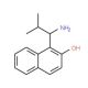 1-(1-Amino-2-methyl-propyl)naphthalen-2-ol (CAS 915866-74-9) - chemical structure image
