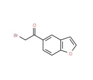 1-(1-Benzofuran-5-yl)-2-bromoethan-1-one (CAS 844891-02-7) - chemical structure image