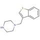 1-(1-benzothien-3-ylmethyl)piperazine - chemical structure image