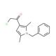 1-(1-benzyl-2,5-dimethyl-1H-pyrrol-3-yl)-2-chloroethanone - chemical structure image
