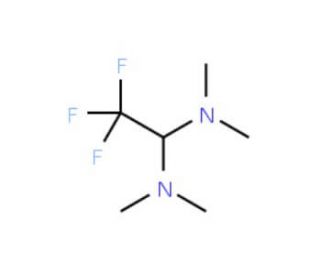 1,1-Bis(dimethylamino)-2,2,2-trifluoroethane (CAS 188429-64-3) - chemical structure image