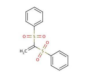 1,1-Bis(phenylsulfonyl)ethylene (CAS 39082-53-6) - chemical structure image