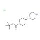 1-(1-Boc-piperidin-4-yl)-piperazine hydrochloride (CAS 205059-39-8) - chemical structure image