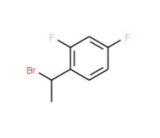 1-(1-bromoethyl)-2,4-difluorobenzene - chemical structure image