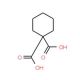 1,1-Cyclohexanedicarboxylic acid (CAS 1127-08-8) - chemical structure image
