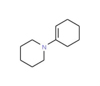 1-(1-Cyclohexen-1-yl)piperidine (CAS 2981-10-4) - chemical structure image