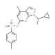 1-(1-cyclopropylethyl)-4-methyl-1H-pyrazolo[3,4-b]pyridin-6-yl 4-methylbenzenesulfonate - chemical structure image