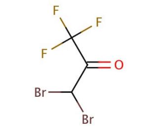 1,1-Dibromo-3,3,3-trifluoroacetone (CAS 431-67-4) - chemical structure image