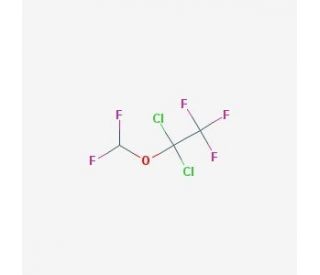 1,1-Dichloro-2,2,2-trifluoroethyldifluoromethyl ether (CAS 32778-07-7) - chemical structure image