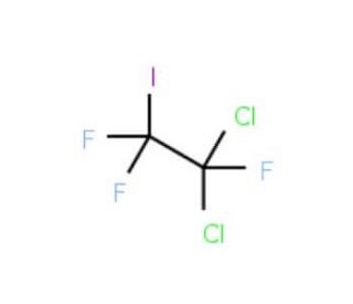 1,1-Dichloro-2-iodo-1,2,2-trifluoroethane (CAS 661-66-5) - chemical structure image