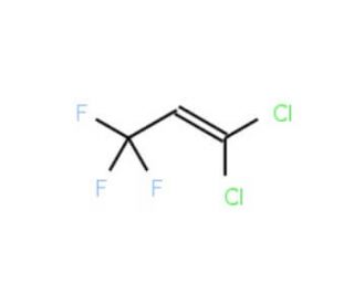 1,1-Dichloro-3,3,3-trifluoropropene (CAS 460-70-8) - chemical structure image