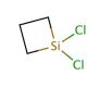 1,1-Dichlorosilacyclobutane (CAS 2351-33-9) - chemical structure image
