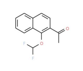 1-(1-Difluoromethoxy-naphthalen-2-yl)-ethanone - chemical structure image