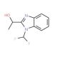 1-[1-(difluoromethyl)-1H-benzimidazol-2-yl]ethanol - chemical structure image