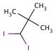 1,1-Diiodo-2,2-dimethylpropane (CAS 2443-89-2) - chemical structure image