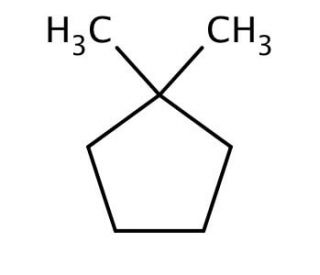 1,1-Dimethylcyclopentane (CAS 1638-26-2) - chemical structure image
