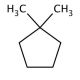1,1-Dimethylcyclopentane (CAS 1638-26-2) - chemical structure image