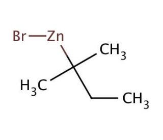 1,1-Dimethylpropylzinc bromide solution (CAS 171860-64-3) - chemical structure image