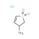 1,1-dioxido-2,3-dihydrothien-3-ylamine hydrochloride (CAS 56275-95-7) - chemical structure image