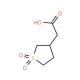 (1,1-dioxidotetrahydrothien-3-yl)acetic acid (CAS 4785-66-4) - chemical structure image