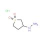 (1,1-dioxidotetrahydrothien-3-yl)hydrazine hydrochloride (CAS 1004-15-5) - chemical structure image